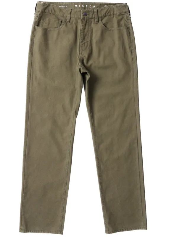Border Canvas Boys 5 Pkt Pant made by VISSLA