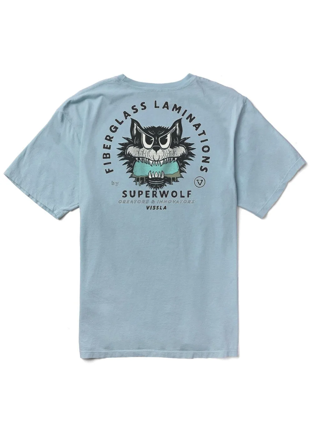 Super Wolf Premium Pkt Tee sold by VISSLA