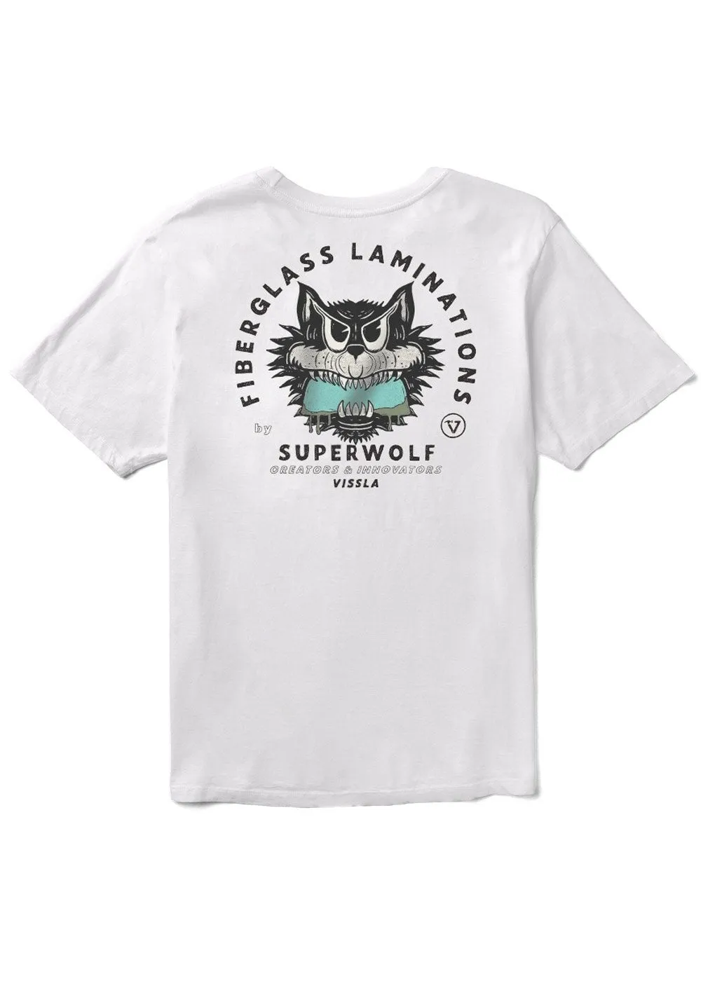 Super Wolf Premium Pocket Tee sold by VISSLA