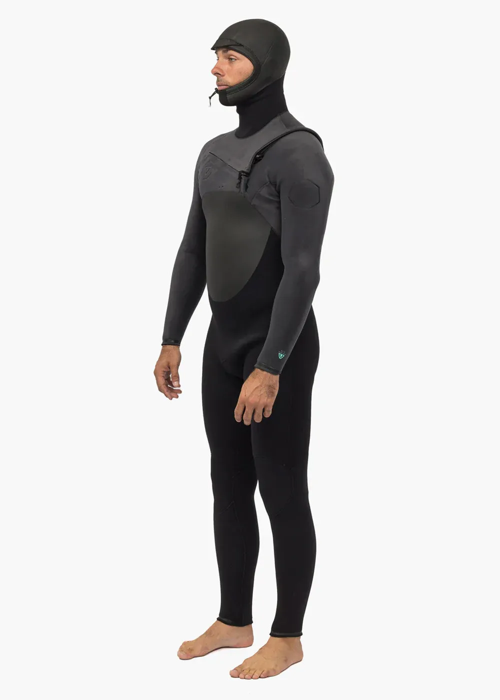 High Seas II 5-4 Full Hooded Chest Zip Wetsuit sold by VISSLA product image thumbnail 3