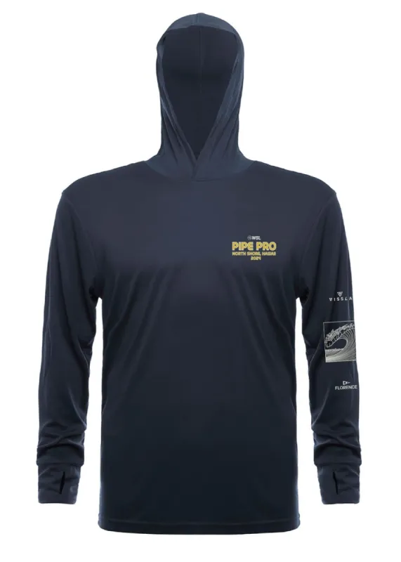 Pipe Pro Ehukai Ls Hooded Sun Shirt made by VISSLA