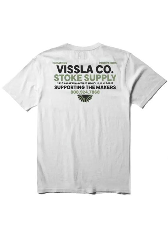 Stoke Supply Short Sleeve Pocket Tee sold by VISSLA