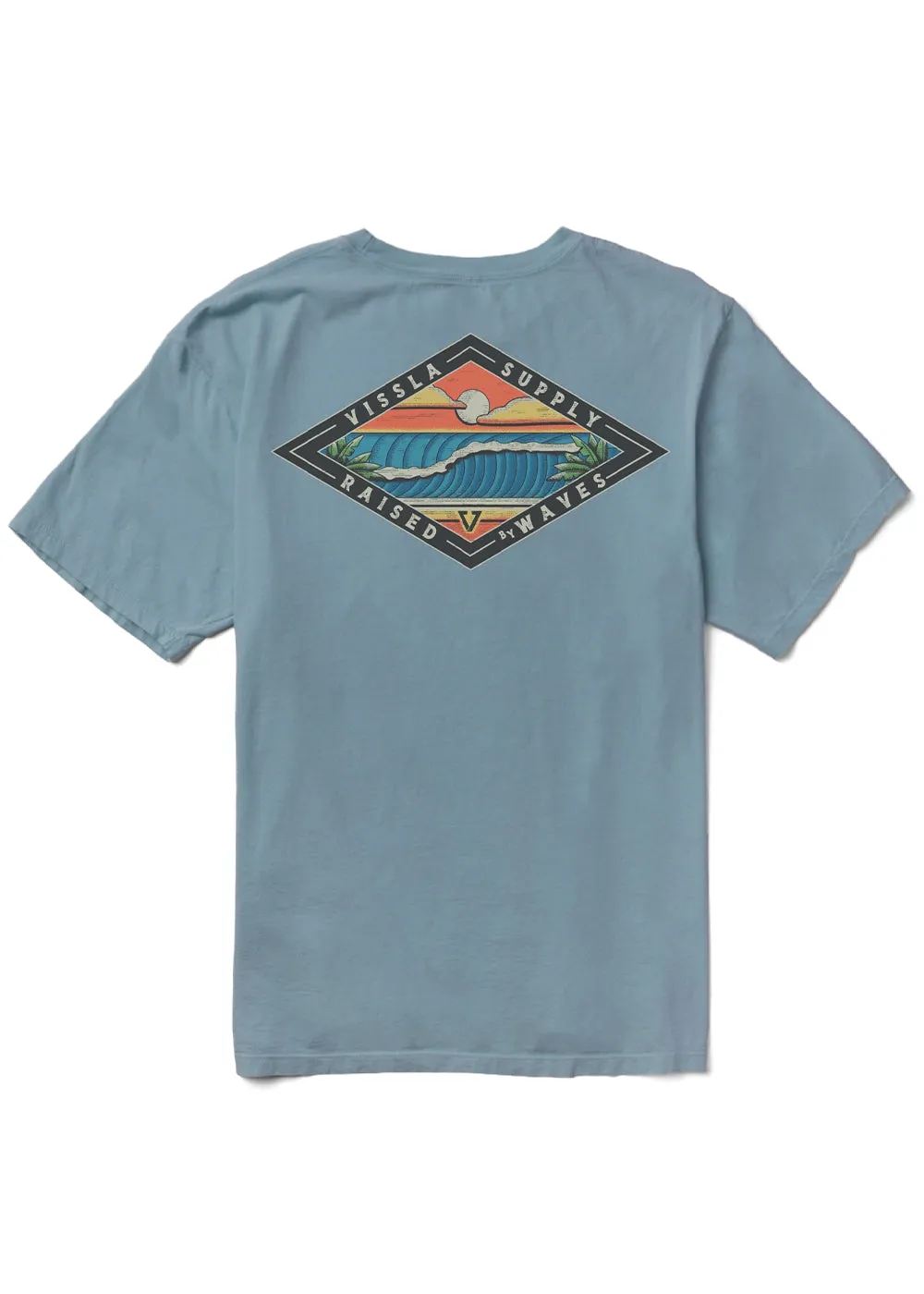 Wave Chasers Premium Organic Pocket Tee sold by VISSLA
