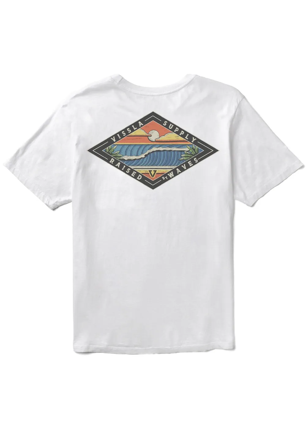 Wave Chasers Premium Organic Pocket Tee sold by VISSLA