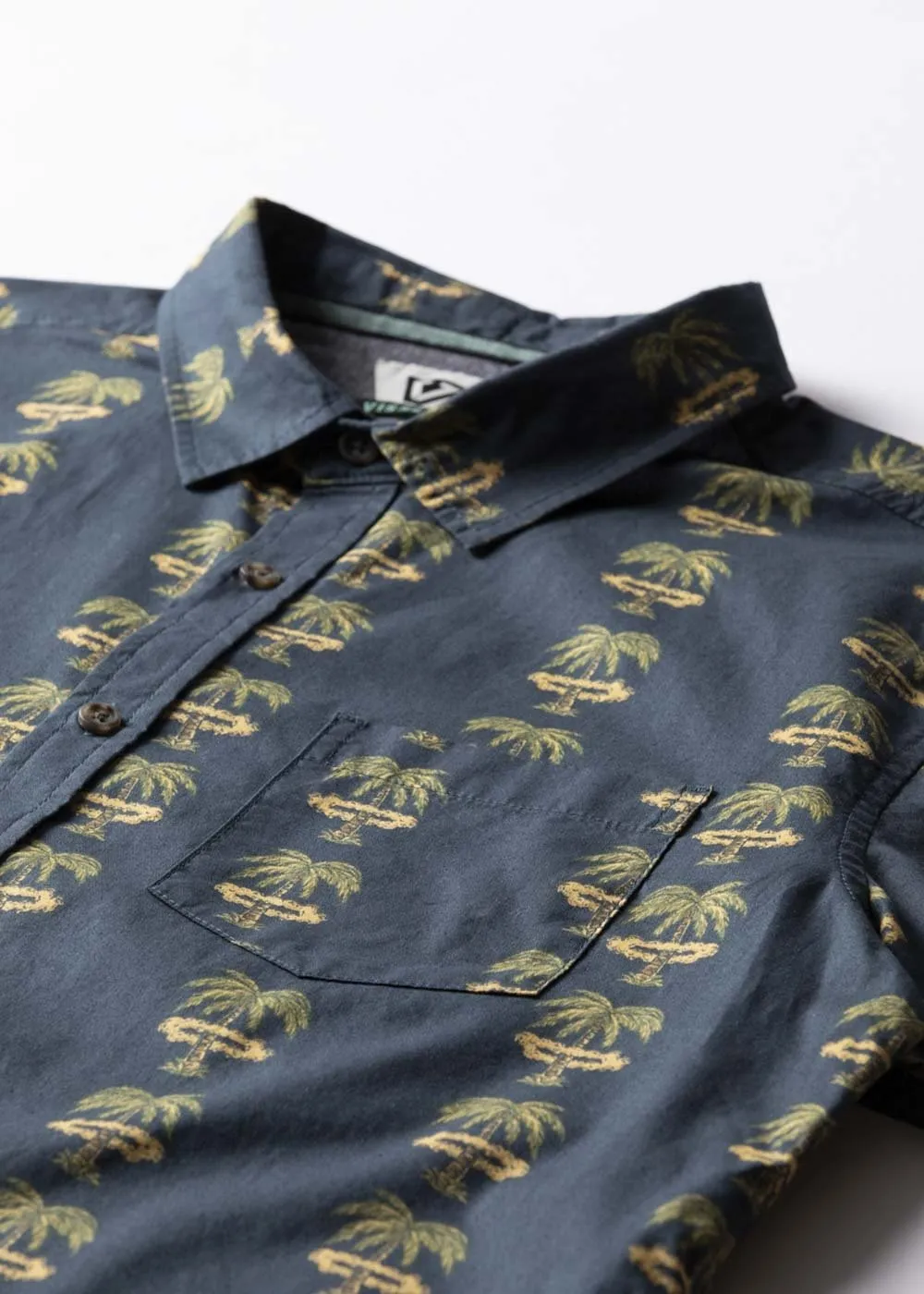 Atomic Palms Eco Short Sleeve Shirt sold by VISSLA product image thumbnail 3