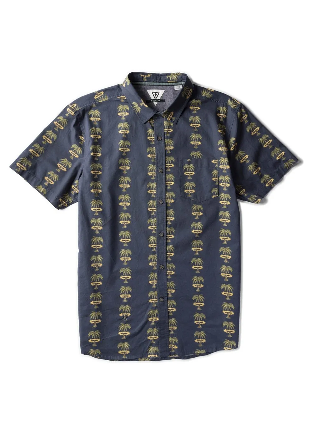 Atomic Palms Eco Short Sleeve Shirt sold by VISSLA