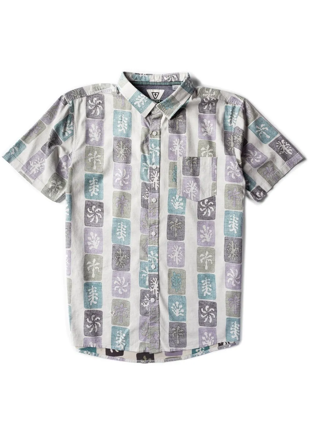 Tropic Tiles Eco Short Sleeve Shirt sold by VISSLA
