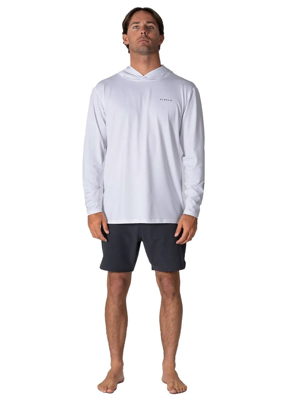 Youth Twisted Eco Hooded Long Sleeve Sun Shirt sold by VISSLA
