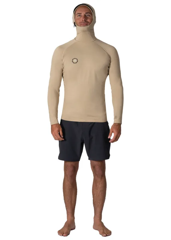 Warm Seas Eco Hooded Long Sleeve Rash Guard sold by VISSLA