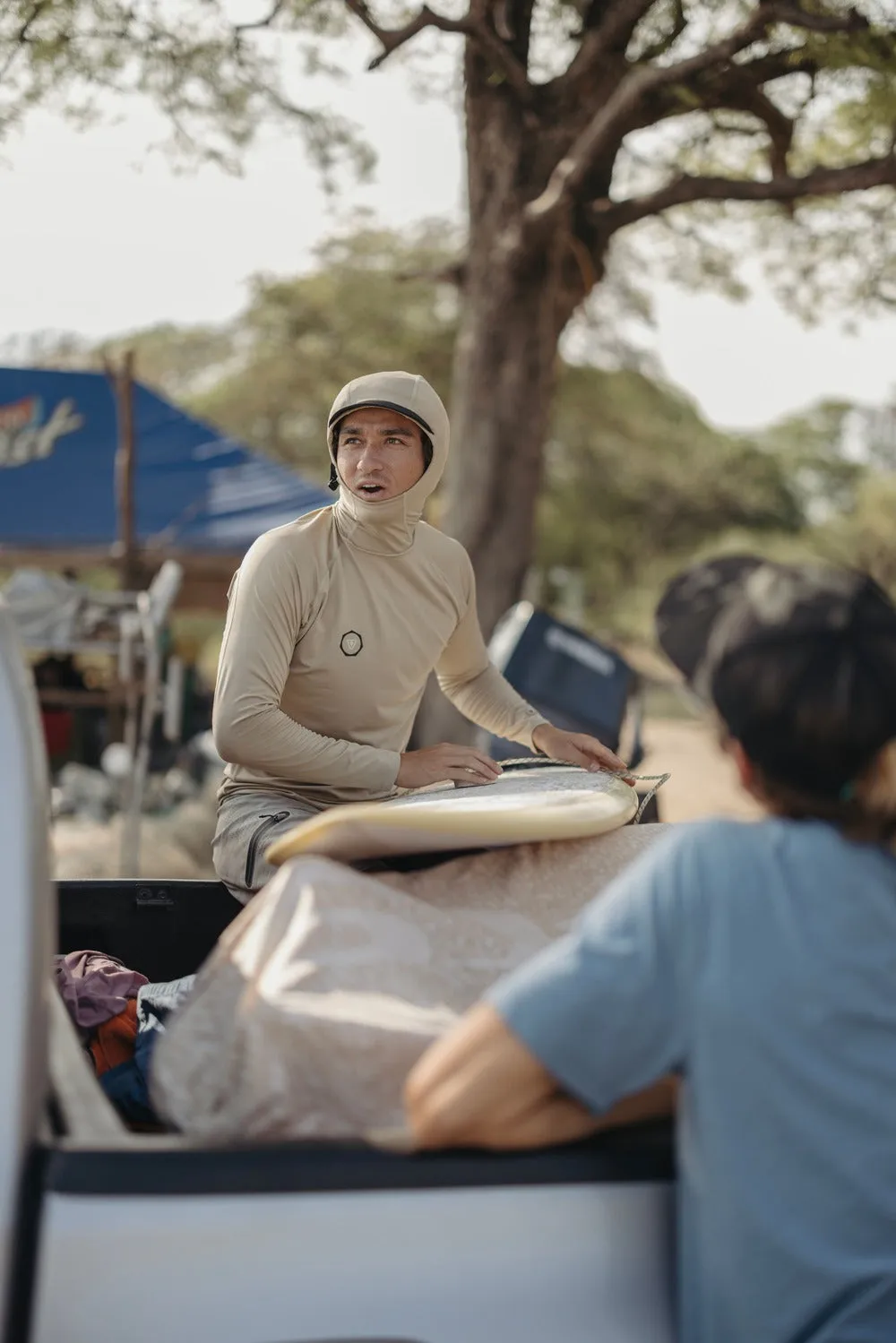 Warm Seas Eco Hooded LS Rash Guard sold by VISSLA product image thumbnail 2