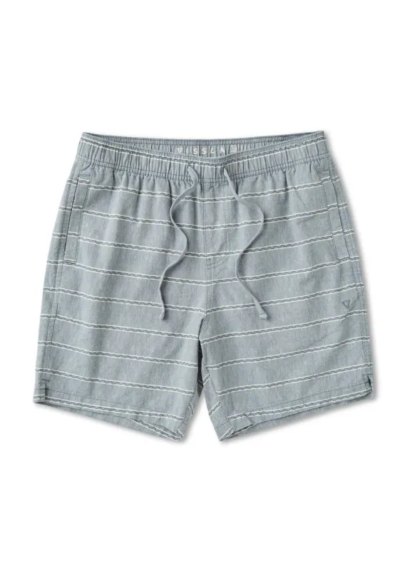 J. Linen Stripe Elastic Eco 16.5" Boys Walkshort sold by VISSLA