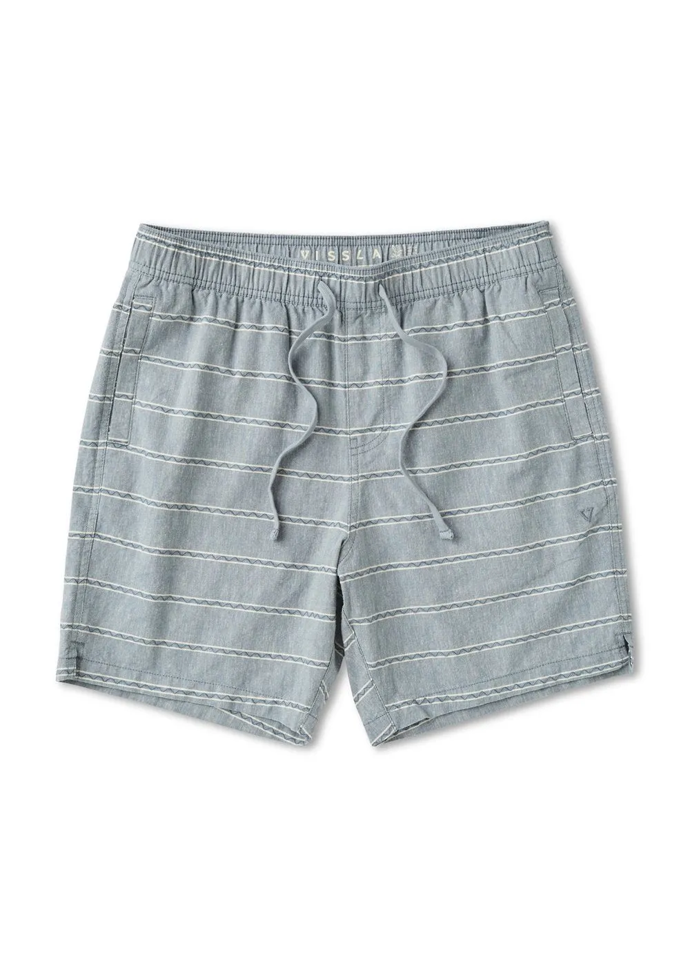 J. Linen Stripe Elastic Eco 16.5" Boys Walkshort sold by VISSLA