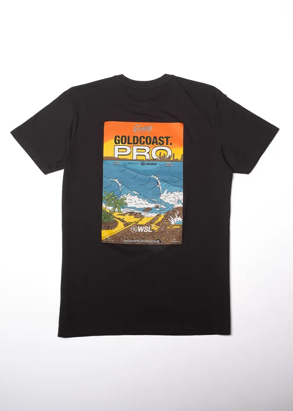 WSL Gold Coast Pro Poster Short Sleeve Tee sold by VISSLA