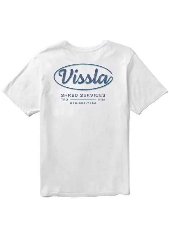 Shred Services Premium Organic Pocket Tee sold by VISSLA