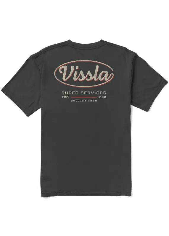 Shred Services Premium Organic Pocket Tee sold by VISSLA