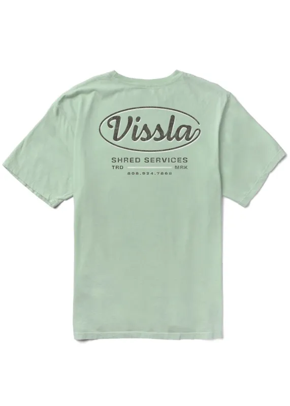Shred Services Premium Organic Pocket Tee sold by VISSLA
