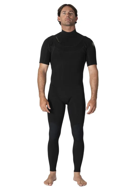 New Seas 2-2 Short Sleeve Full U - Zip Wetsuit sold by VISSLA