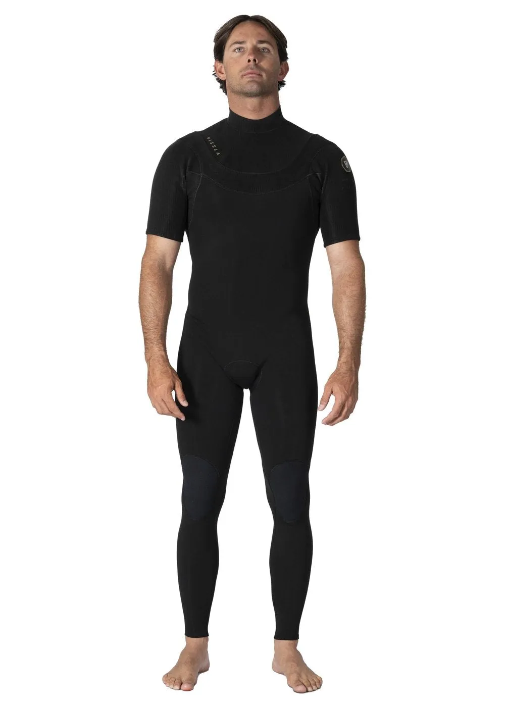 New Seas 2-2 Short Sleeve Full U-Zip Wetsuit sold by VISSLA