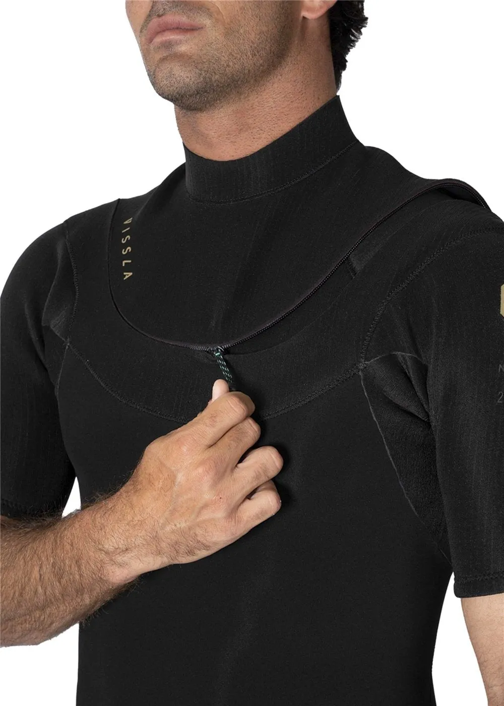 New Seas 2-2 Short Sleeve Full U-Zip Wetsuit sold by VISSLA product image thumbnail 5