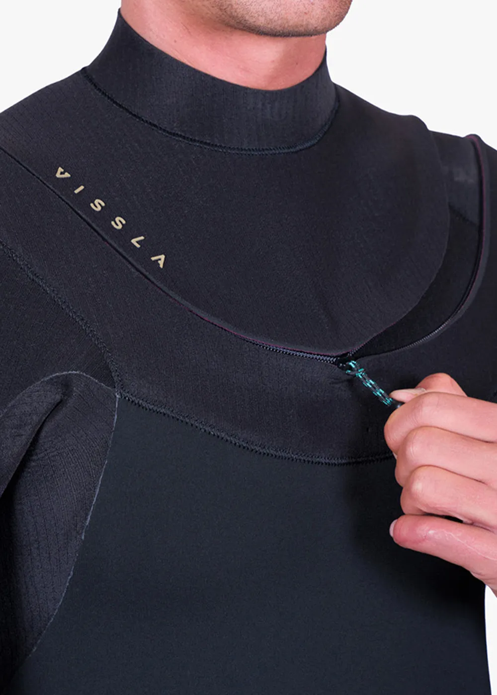 New Seas Boys 3-2 Full U-Zip Wetsuit sold by VISSLA product image thumbnail 2