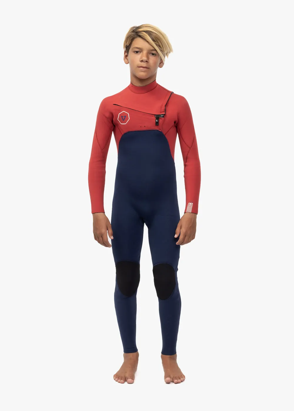 7 Seas 3-2 Boys Chest Zip Full Wetsuit sold by VISSLA
