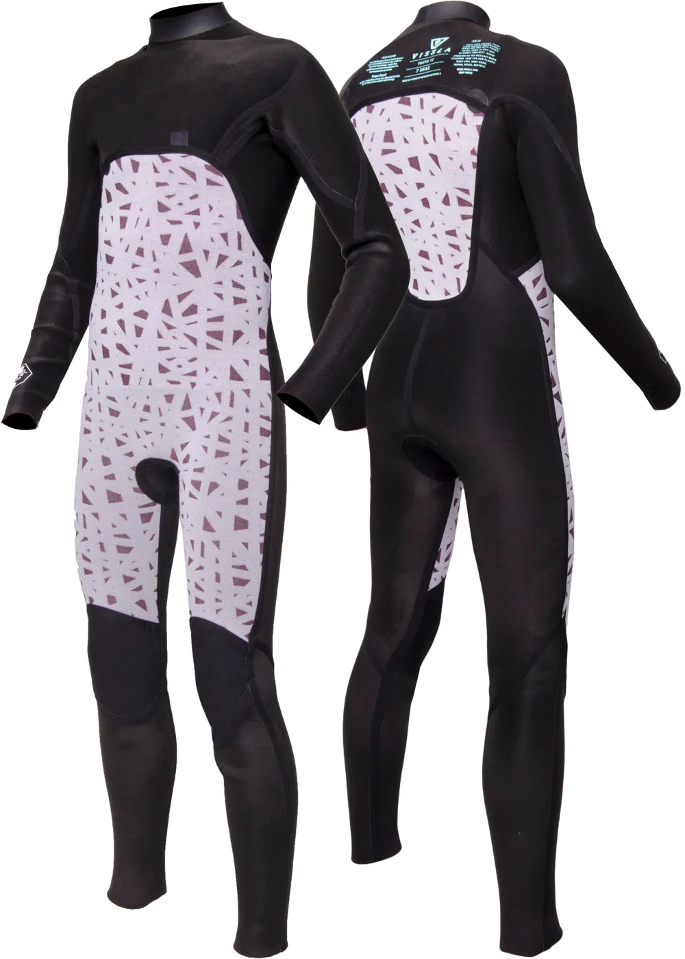 7 Seas 3-2 Boys Chest Zip Full Wetsuit sold by VISSLA product image thumbnail 4