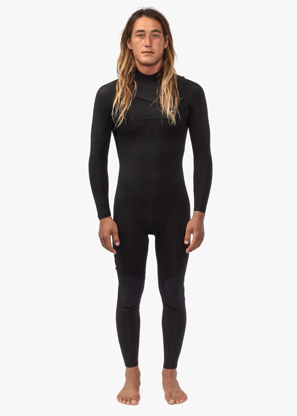 7 Seas 4-3 Full Chest Zip Wetsuit- No Logos sold by VISSLA