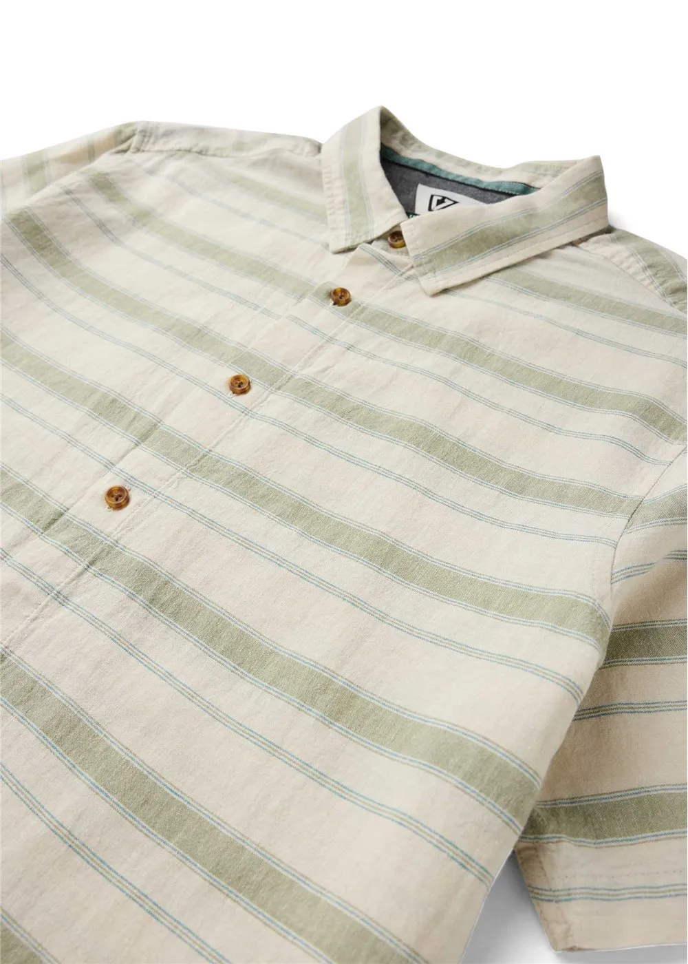 J Linen Short Sleeve Shirt sold by VISSLA product image thumbnail 3