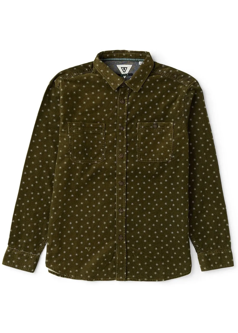 Rails Cord Printed Eco Long Sleeve Shirt sold by VISSLA