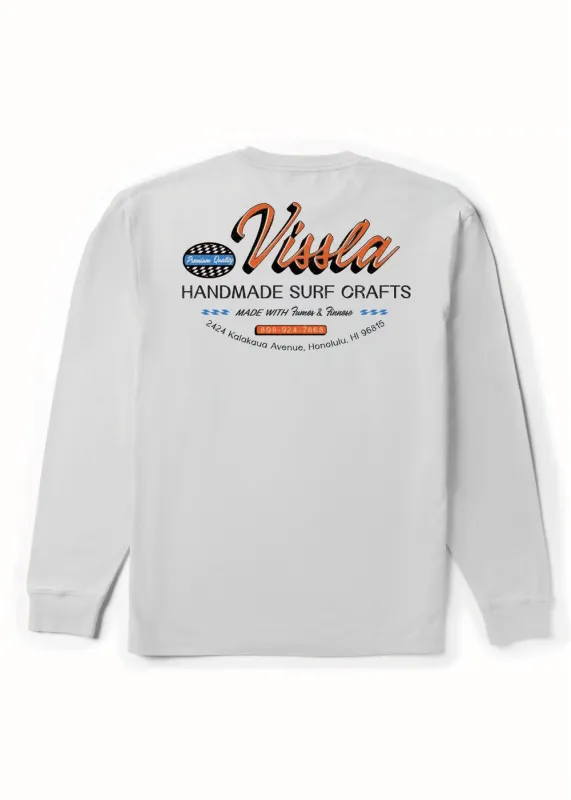 Handmade Premium Long Sleeve Pocket Tee sold by VISSLA