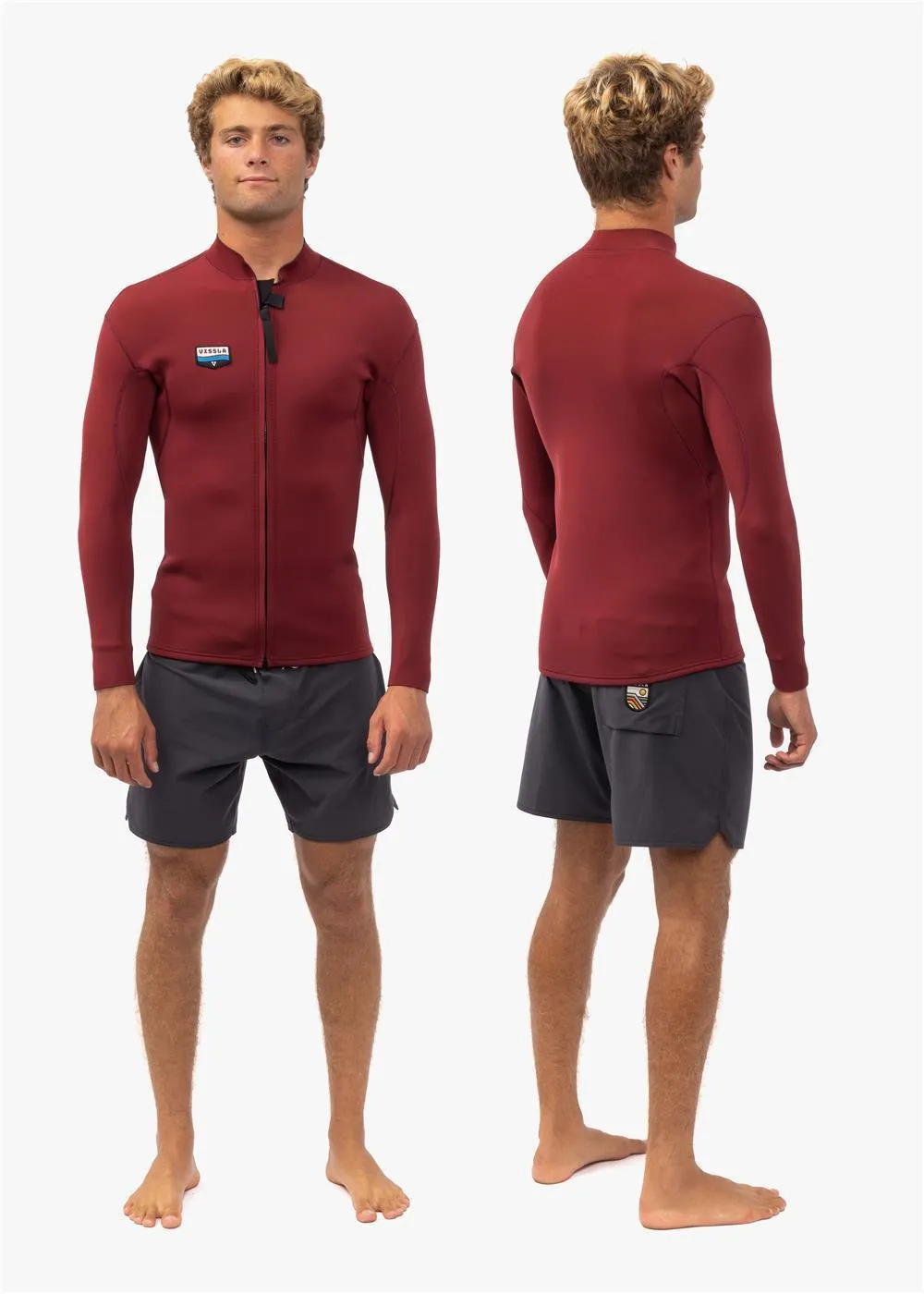 Solid Sets 2Mm Front Zip Wetsuit Jacket sold by VISSLA product image thumbnail 4