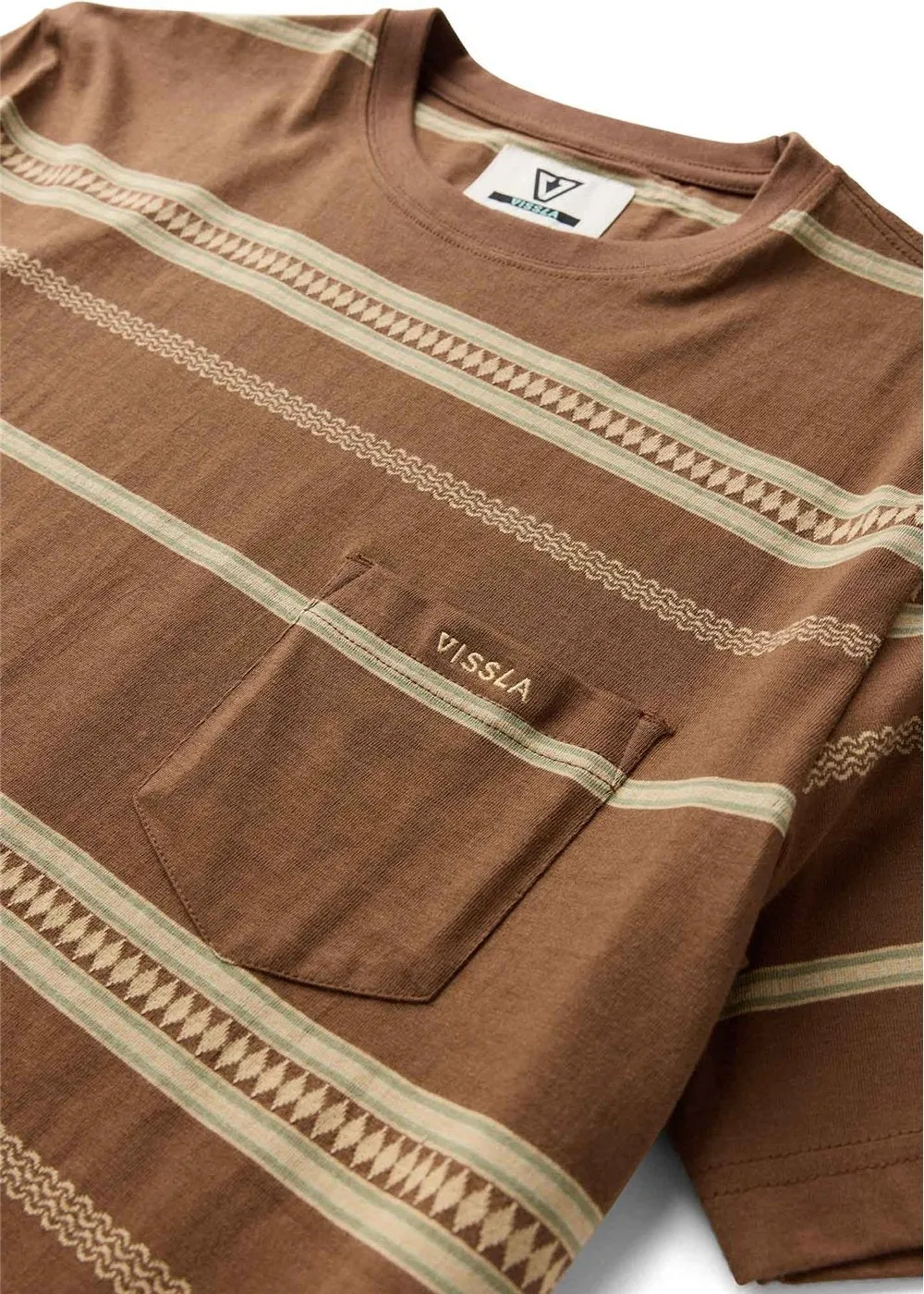 Stitch In Eco Short Sleeve Tee sold by VISSLA product image thumbnail 3