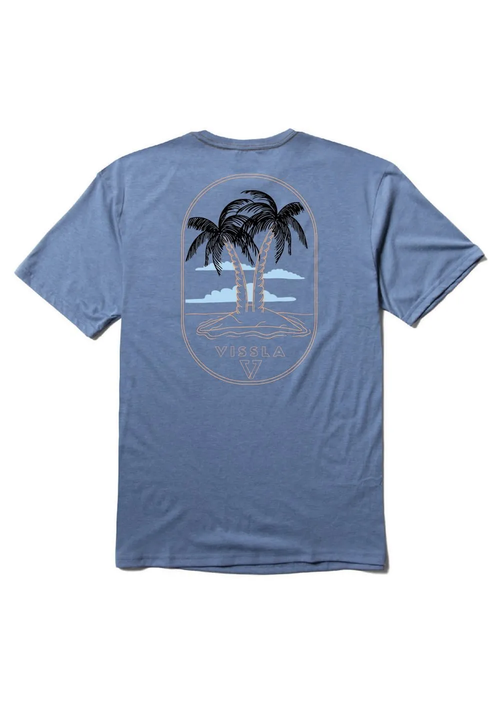 Twin Palms Comp Lite Eco Drirelease Tee sold by VISSLA