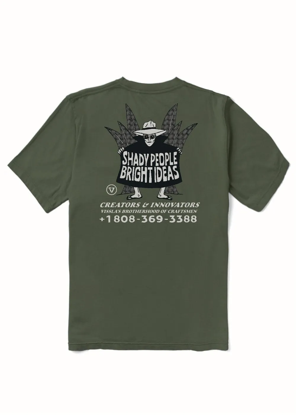 Shady Shapers Premium Organic Pkt Tee sold by VISSLA