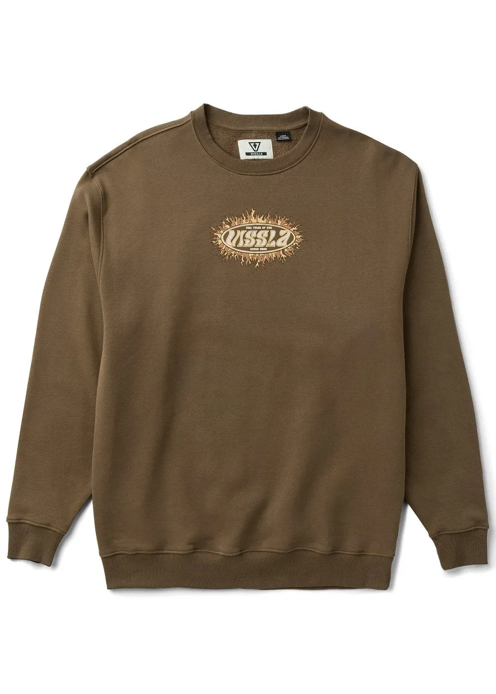 Play With Fire Eco Crew Fleece sold by VISSLA