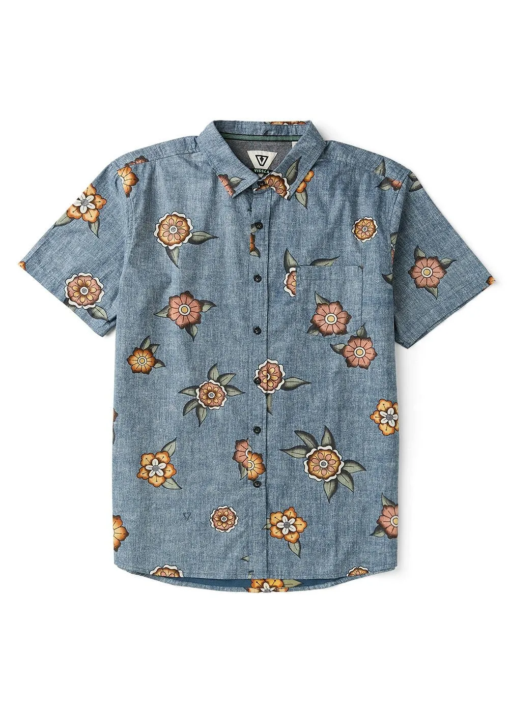 Ink Lines Eco Short Sleeve Shirt sold by VISSLA