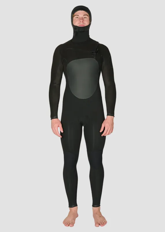 High Seas II 5-4 Full Hooded Chest Zip Wetsuit sold by VISSLA