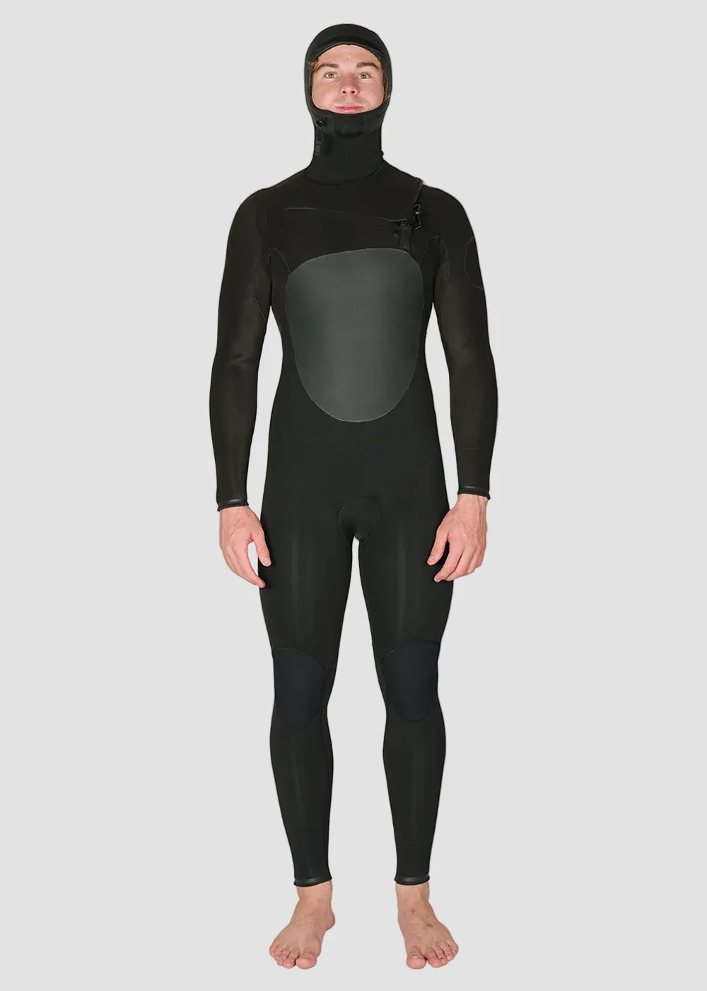 High Seas II 5-4 Full Hooded Chest Zip Wetsuit sold by VISSLA