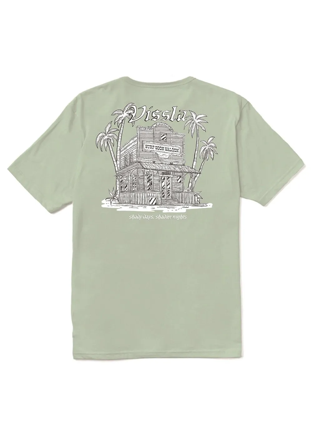 Surf Goon Saloon Organic Tee sold by VISSLA
