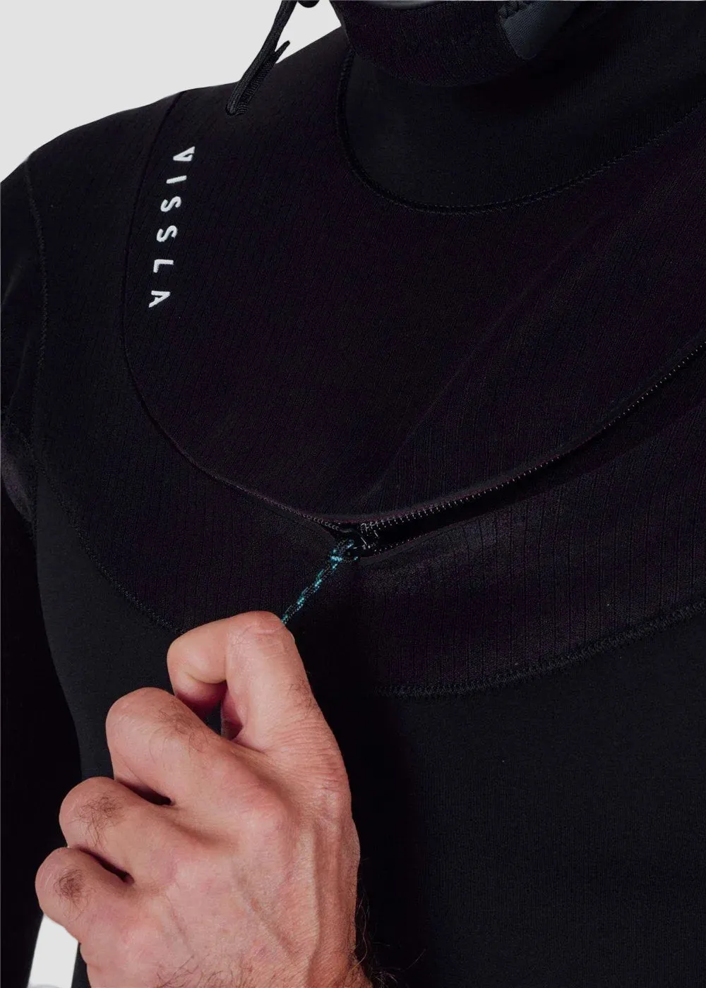 New Seas 6-5 Hooded U-Zip Wetsuit sold by VISSLA product image thumbnail 2