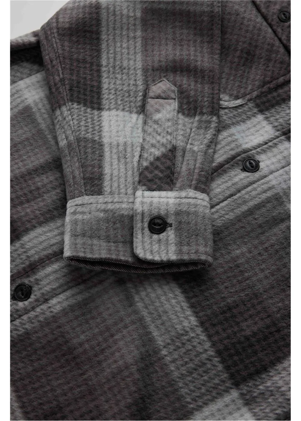 Eco-Zy Polar Flannel Shirt Jacket - Gunmetal sold by VISSLA product image thumbnail 3