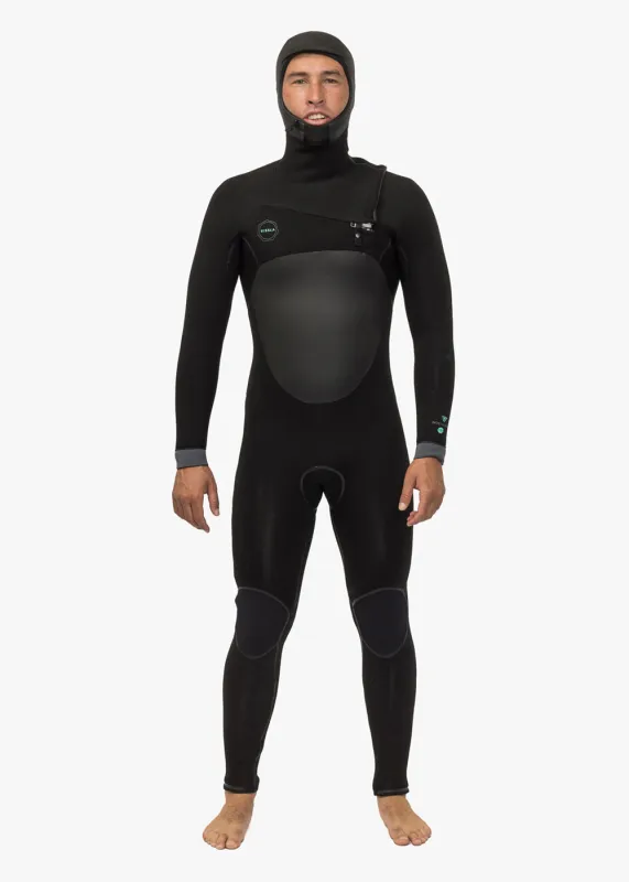 North Seas 5.5-4.5 Full Hooded Chest Zip Wetsuit sold by VISSLA