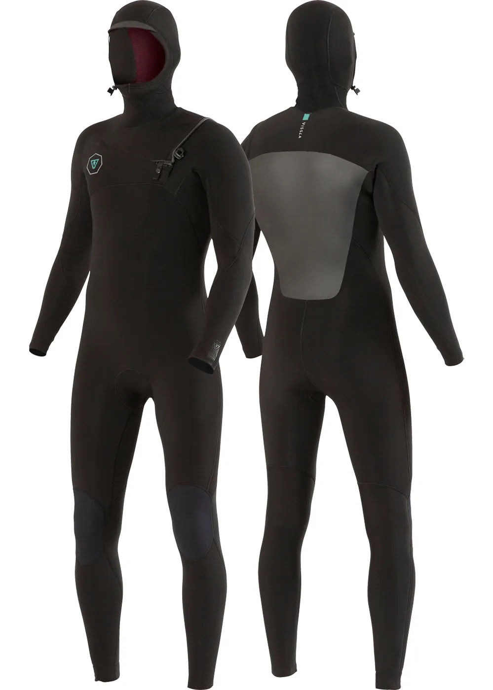 7 Seas 4-3 Full Hooded Chest Zip Wetsuit sold by VISSLA product image thumbnail 4