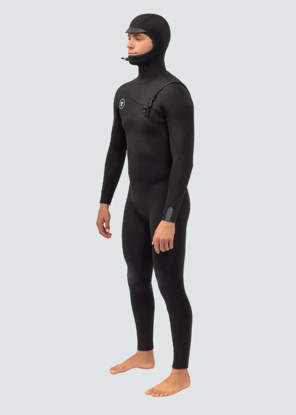7 Seas 4-3 Full Hooded Chest Zip Wetsuit sold by VISSLA product image thumbnail 3