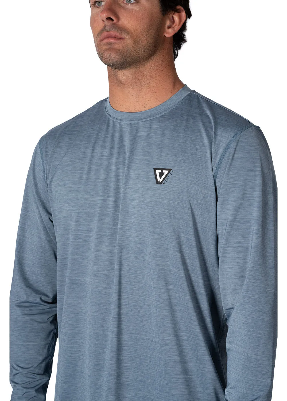 Twisted Eco LS Sun Shirt - Dusk Heather sold by VISSLA product image thumbnail 3