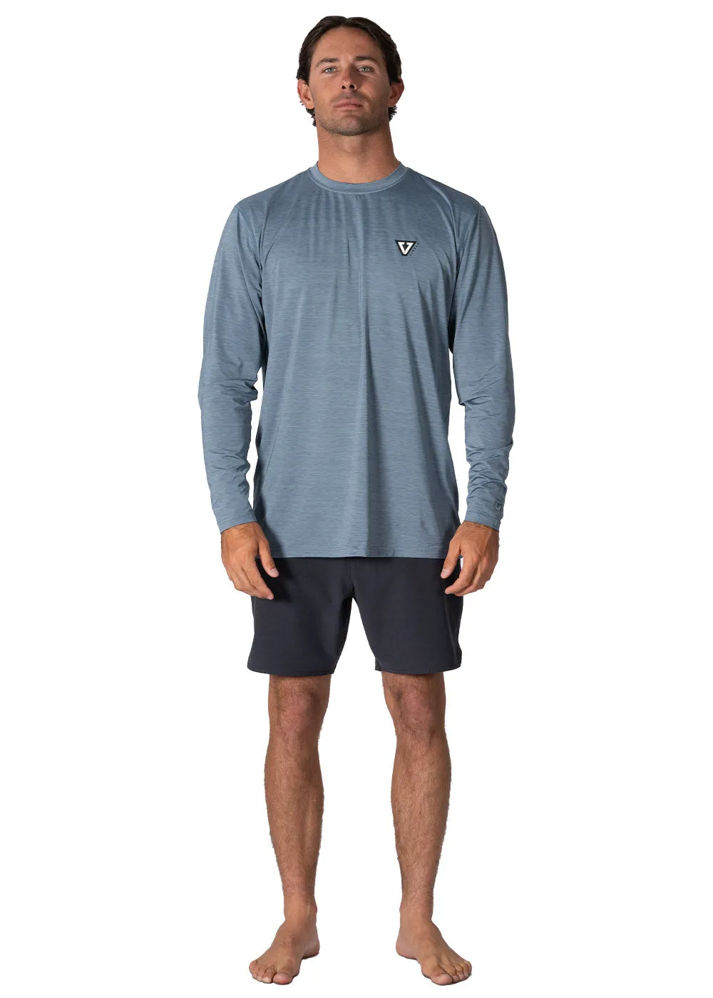 Twisted Eco LS Sun Shirt - Dusk Heather sold by VISSLA