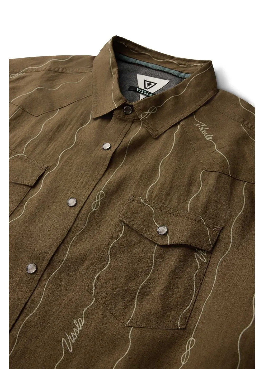 Round Up Short Sleeve Shirt sold by VISSLA product image thumbnail 3