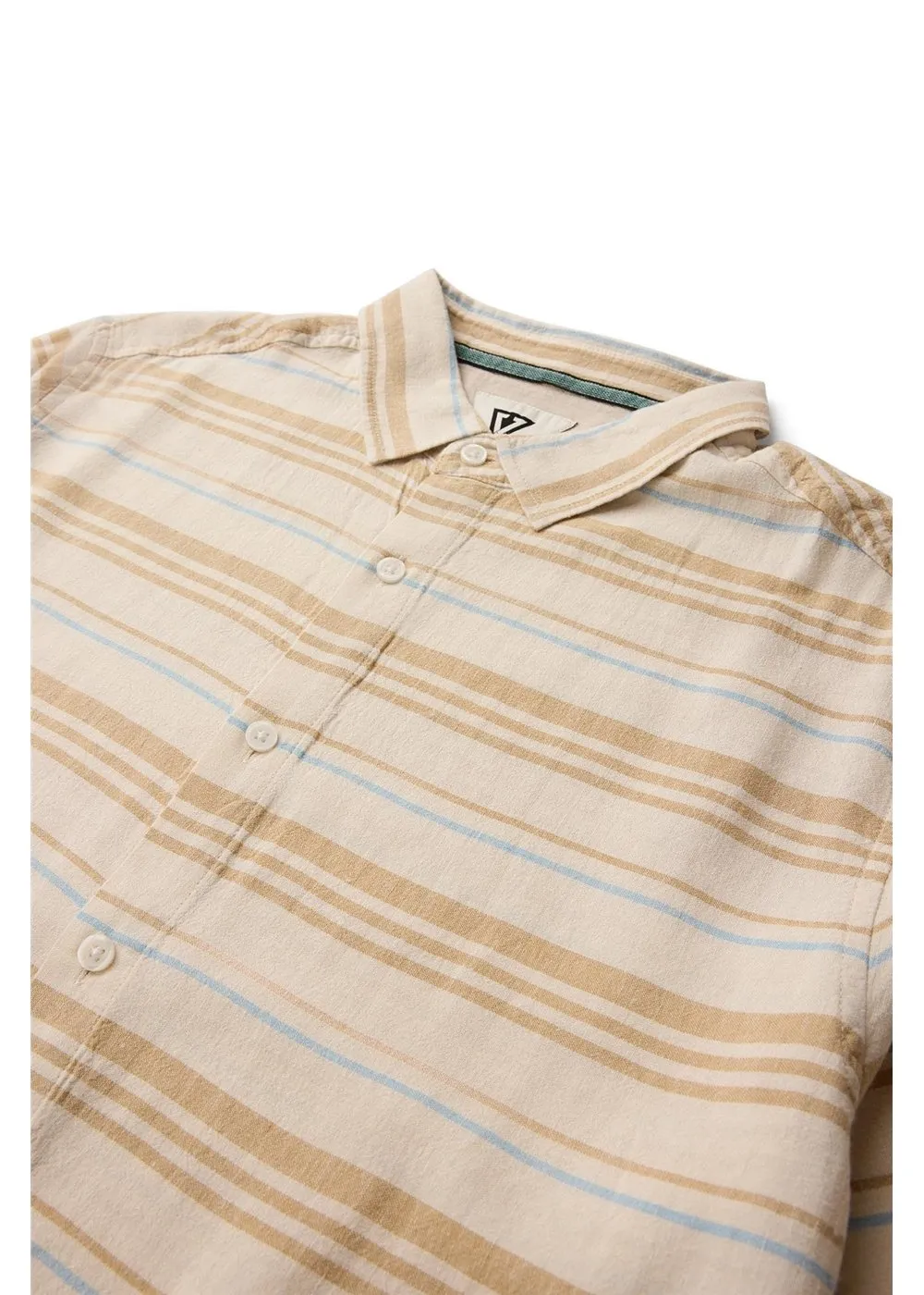 Grad Stripe Short Sleeve Shirt sold by VISSLA product image thumbnail 3