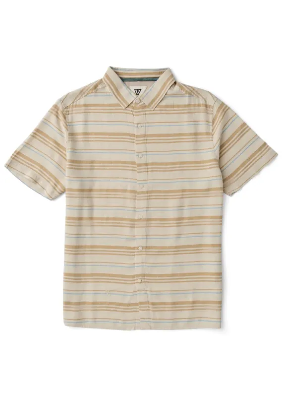 Grad Stripe Short Sleeve Shirt sold by VISSLA