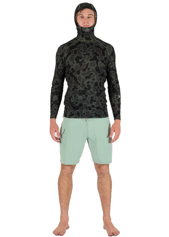 Warm Seas Eco Hooded LS Rash Guard made by VISSLA